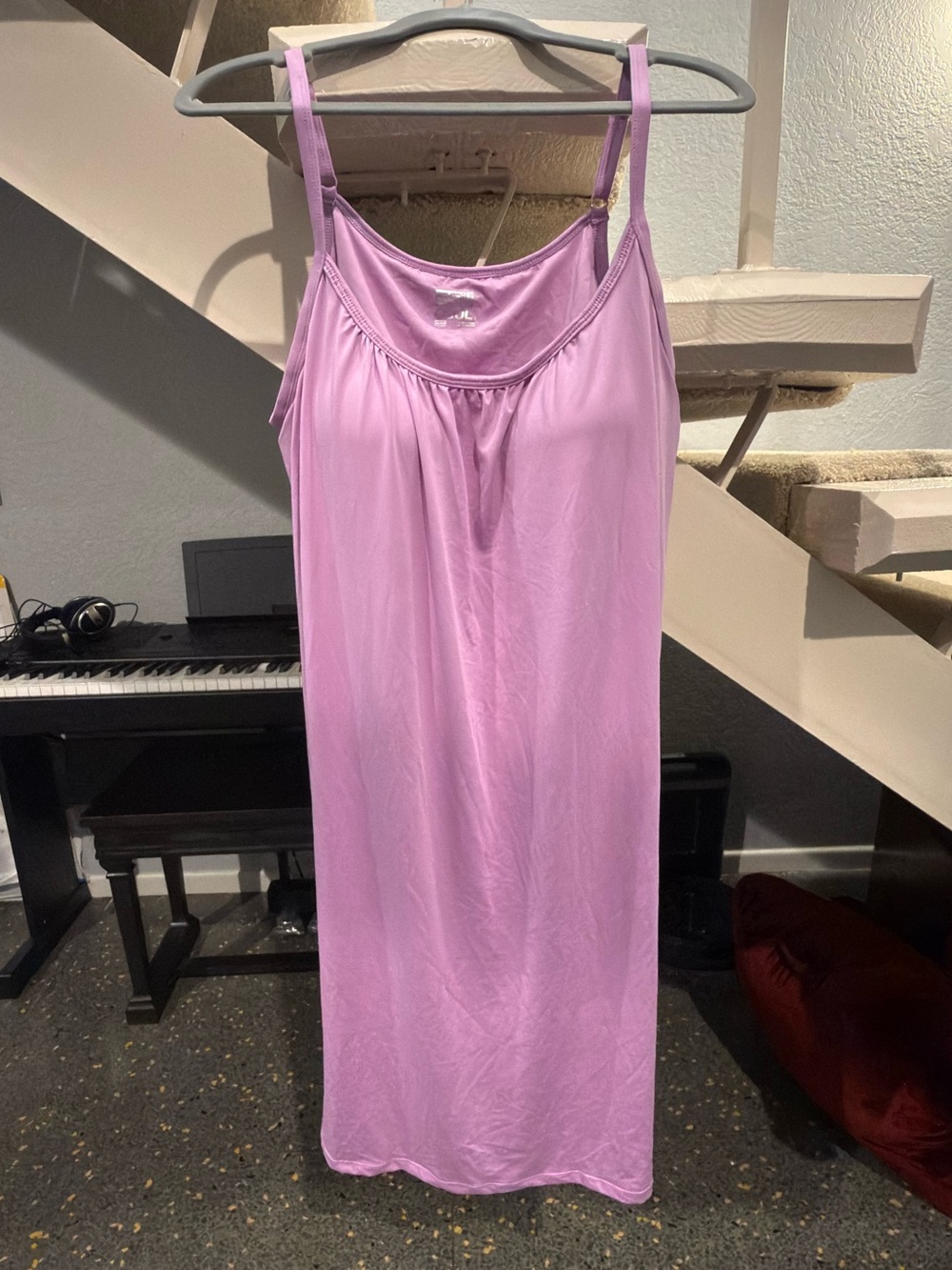 32 Degrees Cool Flowy Bra Dress NWT Violet Tulle XL